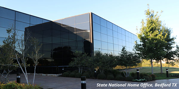 State National home office in Bedford, TX